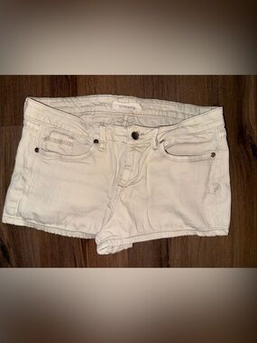 2.1 Denim Off-White Women’s Jean Shorts